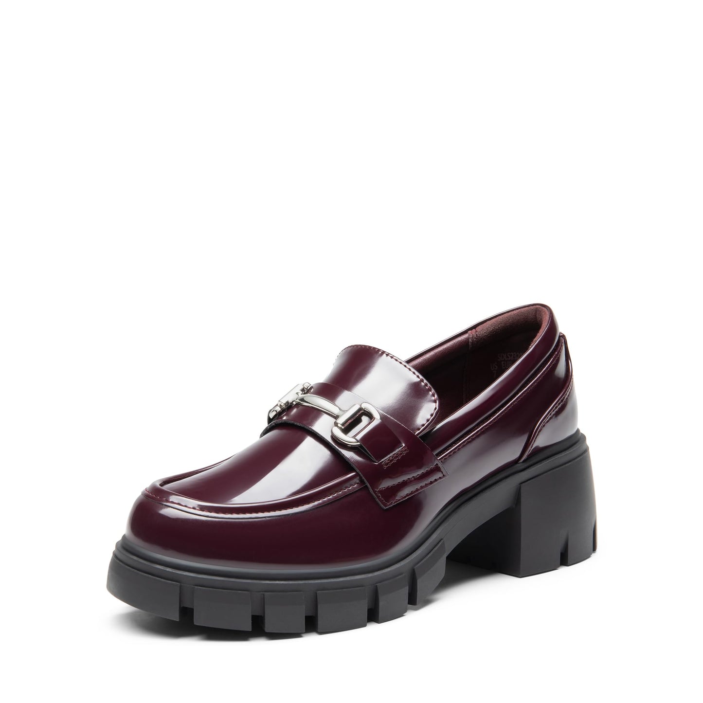 Women's Platform Chunky Loafers Slip-On Dress Shoes