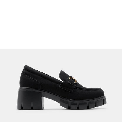 Women's Platform Chunky Loafers Slip-On Dress Shoes