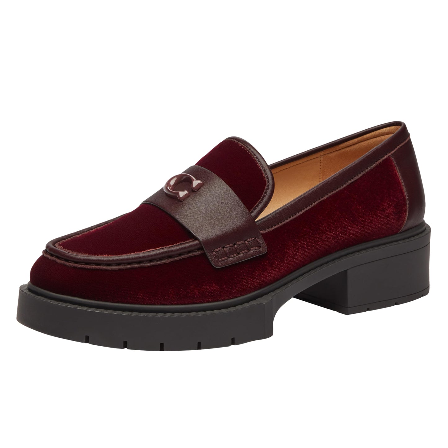 Women's Leah Platform Loafers Chunky Slip-On Shoes