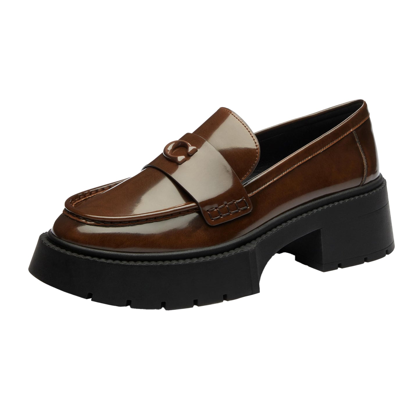 Women's Leah Platform Loafers Chunky Slip-On Shoes