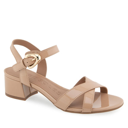 Cinzia Leather Block Heel Ankle Boots Women Zip