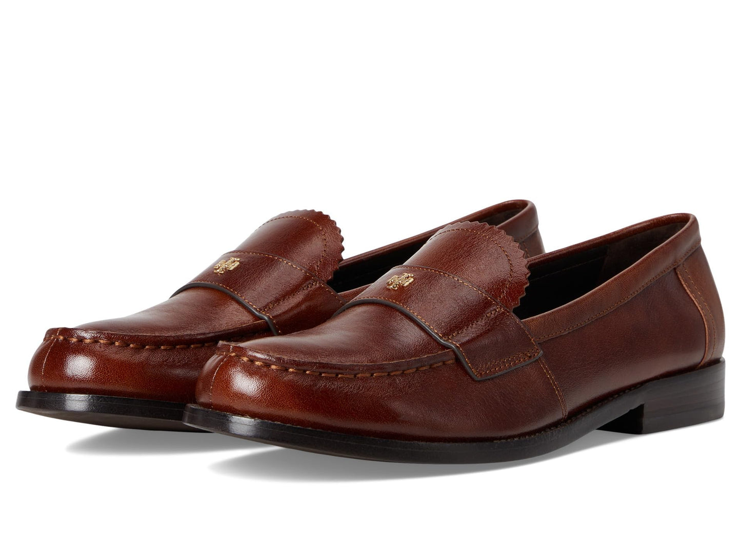 Women's Classic Leather Loafers Slip-On Shoes