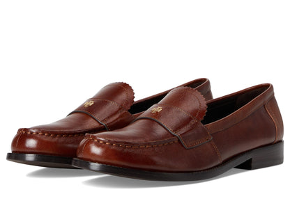 Women's Classic Leather Loafers Slip-On Shoes