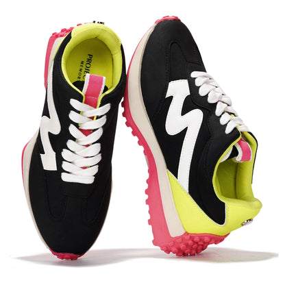 Memory Foam Lace Up Sneakers Women Lightweight Non Slip Casual