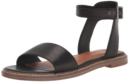 Women's Kimaya Leather Flat Sandals Slip-On Shoes