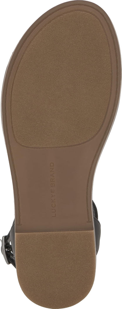 Women's Kimaya Leather Flat Sandals Slip-On Shoes