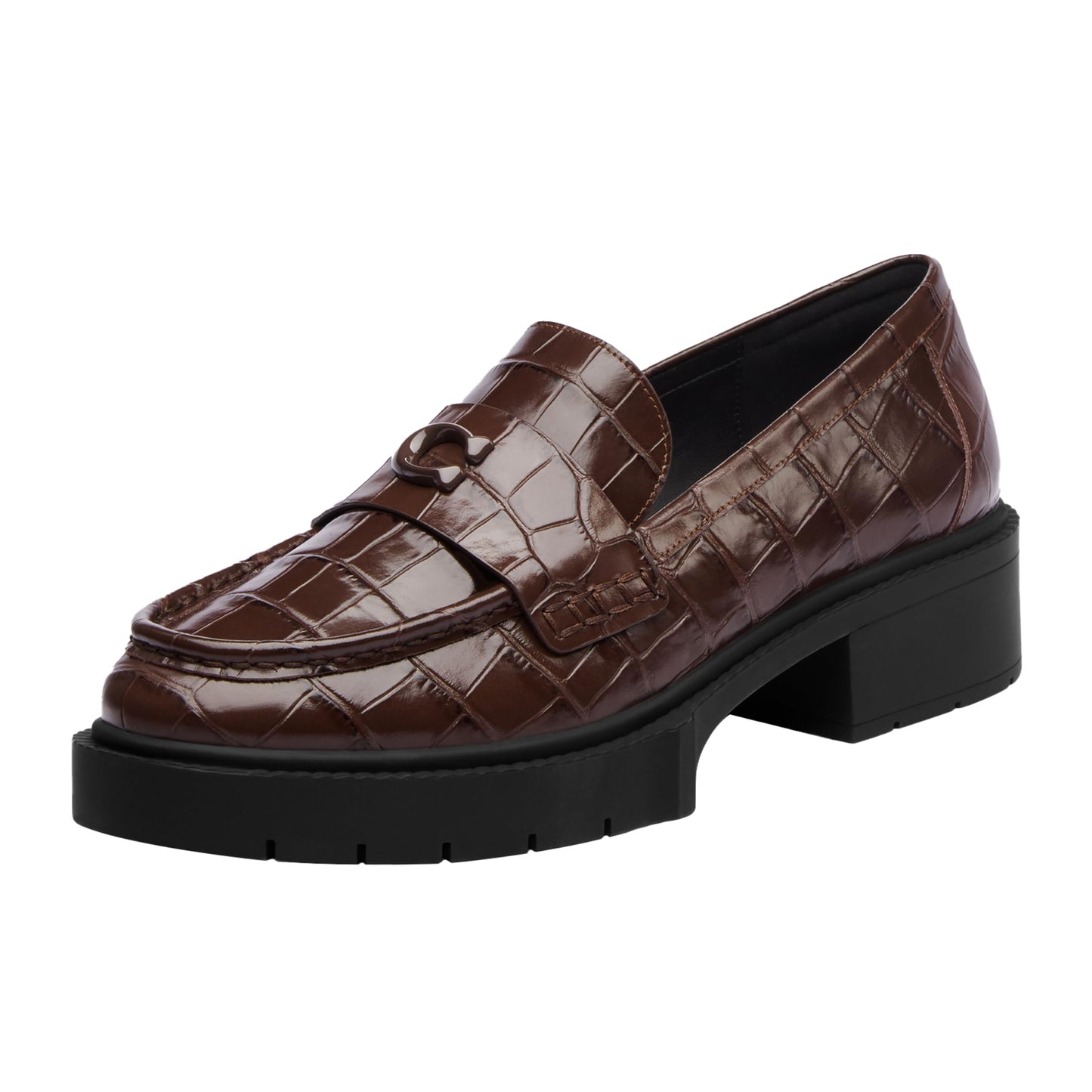 Women's Leah Platform Loafers Chunky Slip-On Shoes