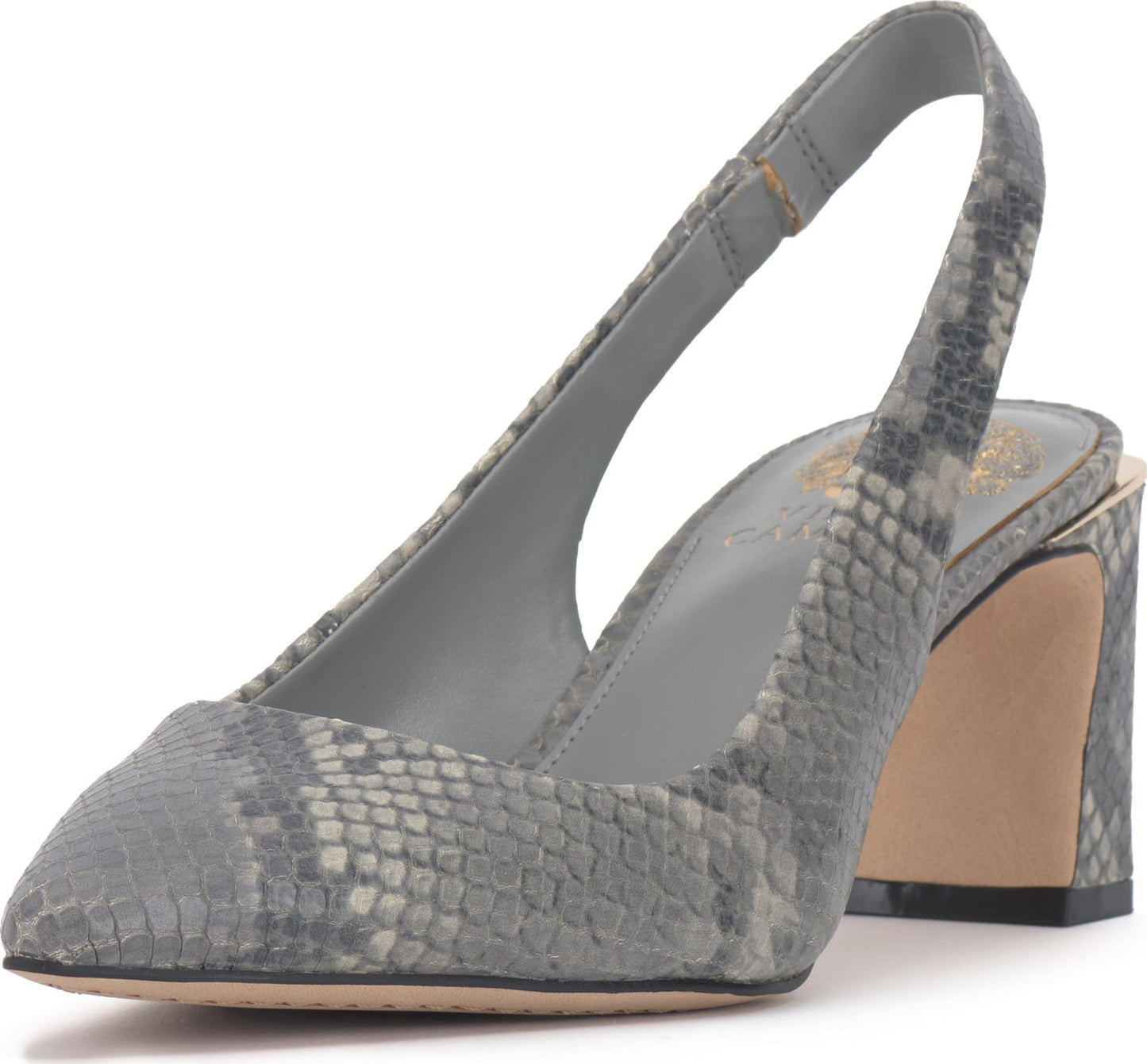 Hamden Slingback Pumps Women Block Heel Zip