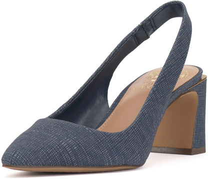Hamden Slingback Pumps Women Block Heel Zip