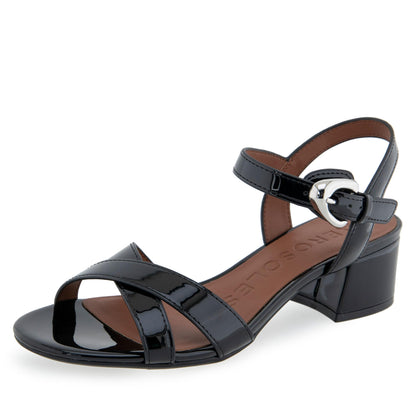 Cinzia Leather Block Heel Ankle Boots Women Zip