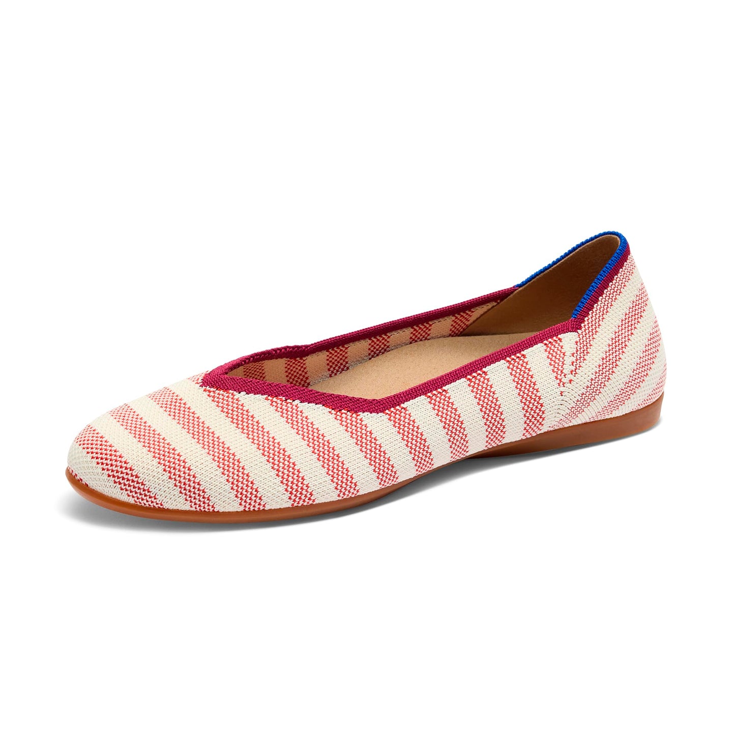 Women's Pointed Toe Ballet Flats Slip-On Shoes