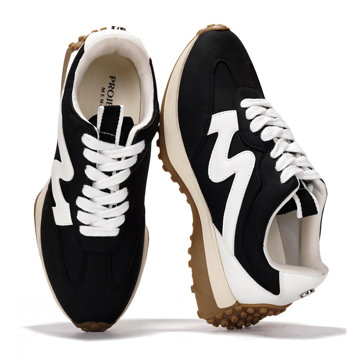 Memory Foam Lace Up Sneakers Women Lightweight Non Slip Casual