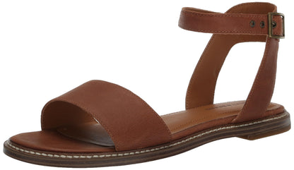Women's Kimaya Leather Flat Sandals Slip-On Shoes