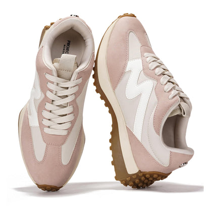 Memory Foam Lace Up Sneakers Women Lightweight Non Slip Casual