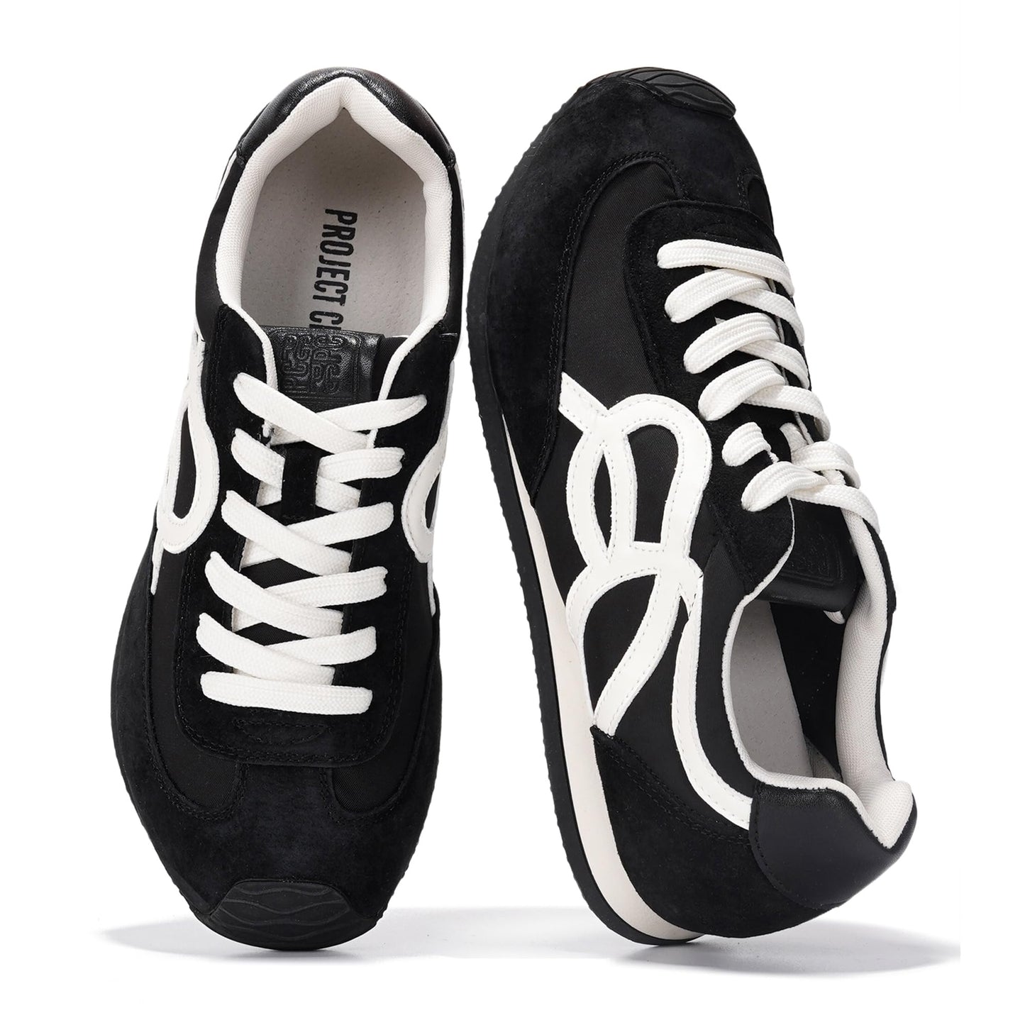 Leather Memory Foam Sneakers Women Lightweight Non Slip Walking Minimal