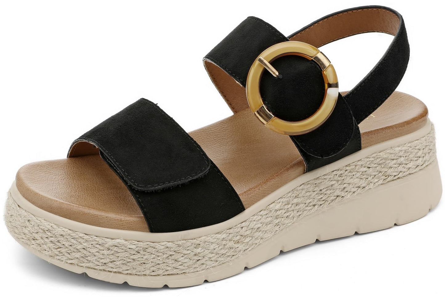Women's Espadrille Platform Wedge Sandals Arch Support Shoes