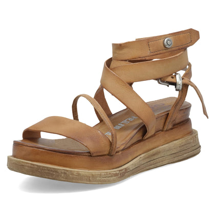Women's Labo Platform Leather Sandals Open Toe Shoes