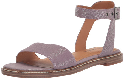 Women's Kimaya Leather Flat Sandals Slip-On Shoes