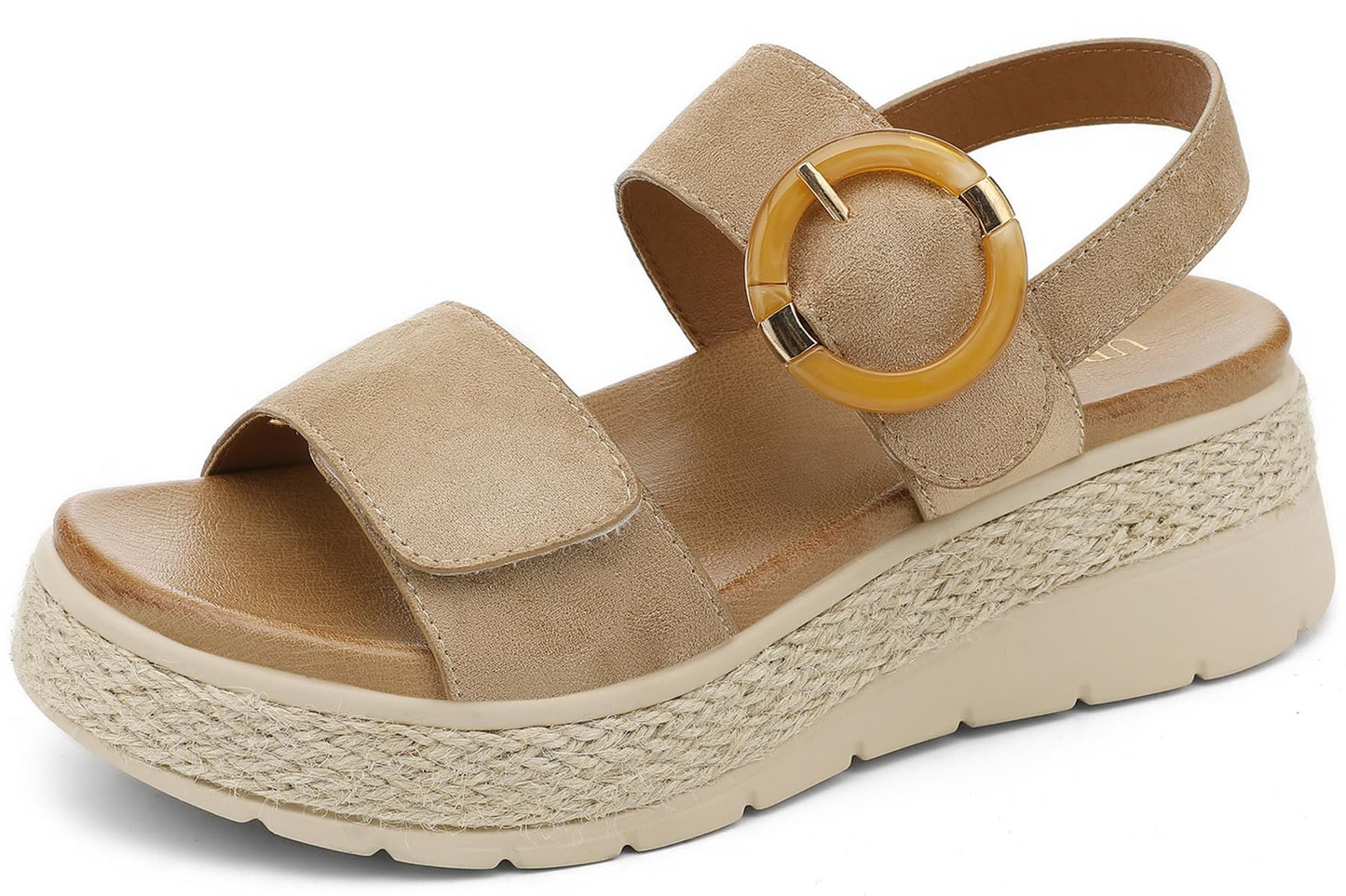 Women's Espadrille Platform Wedge Sandals Arch Support Shoes
