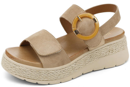 Women's Espadrille Platform Wedge Sandals Arch Support Shoes