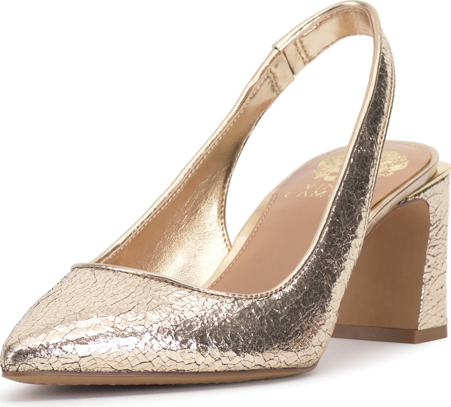 Hamden Slingback Pumps Women Block Heel Zip