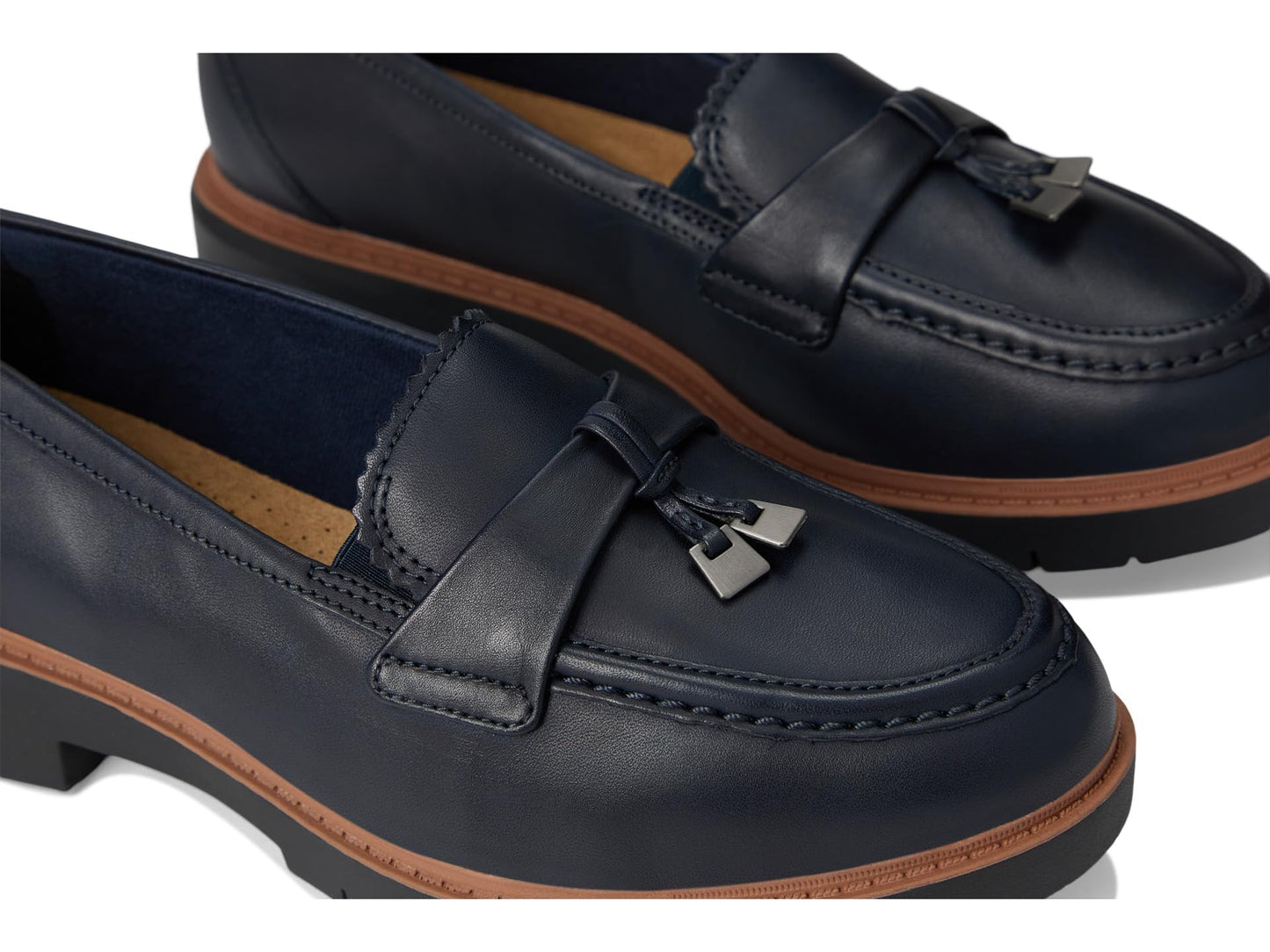Women's Westlynn Bella Leather Loafers Slip-On Shoes