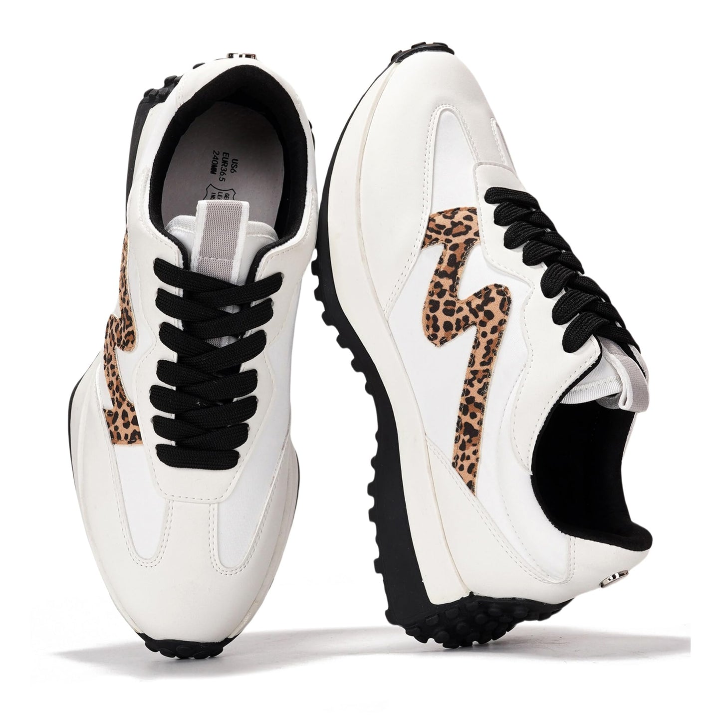 Memory Foam Lace Up Sneakers Women Lightweight Non Slip Casual