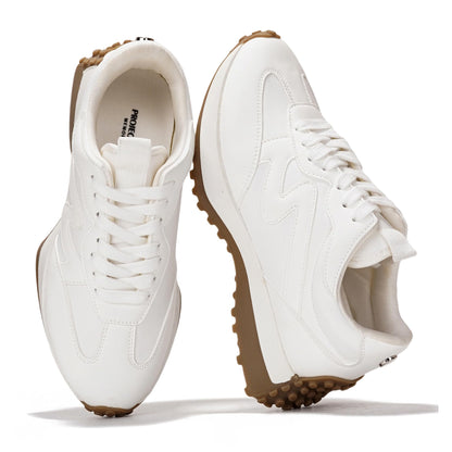 Memory Foam Lace Up Sneakers Women Lightweight Non Slip Casual