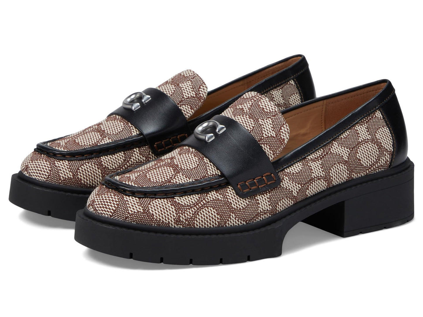 Women's Leah Platform Loafers Chunky Slip-On Shoes