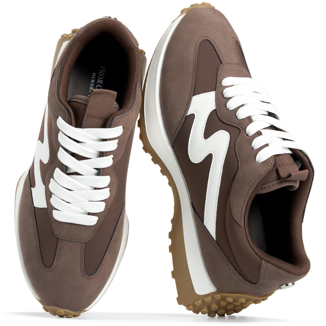 Memory Foam Lace Up Sneakers Women Lightweight Non Slip Casual
