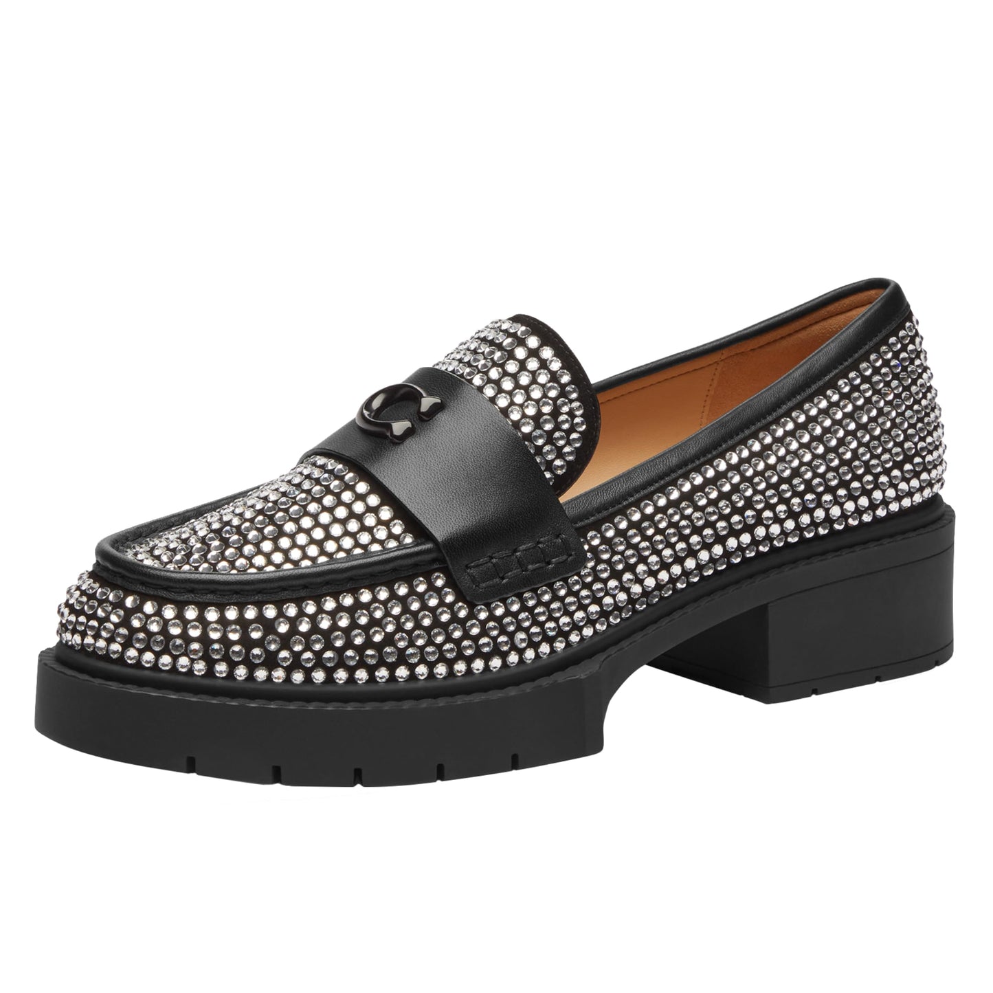 Women's Leah Platform Loafers Chunky Slip-On Shoes