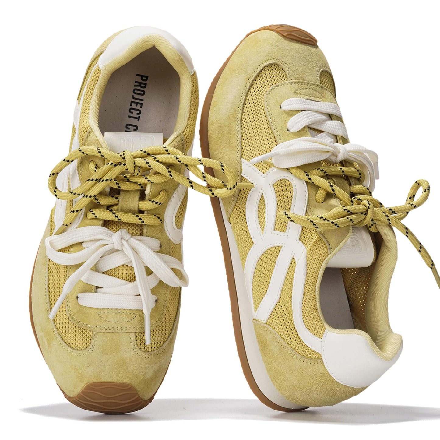 Leather Memory Foam Sneakers Women Lightweight Non Slip Walking Minimal