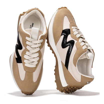 Memory Foam Lace Up Sneakers Women Lightweight Non Slip Casual