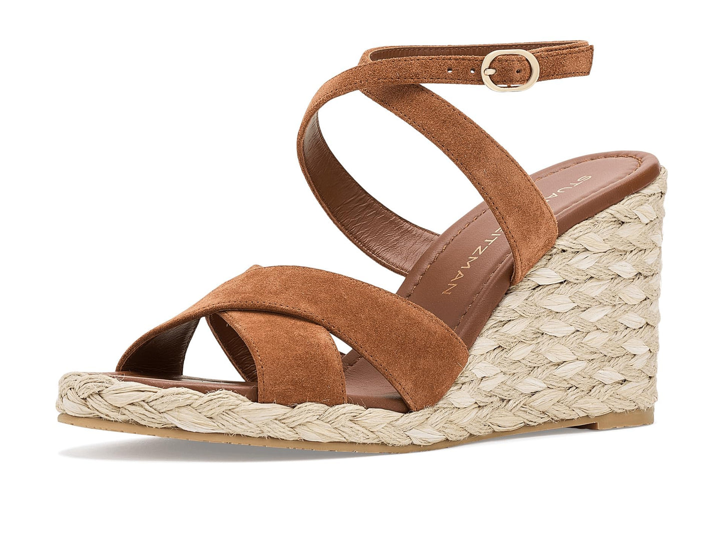 Women's Alyssa Leather Wedge Heel Sandals Dress Shoes