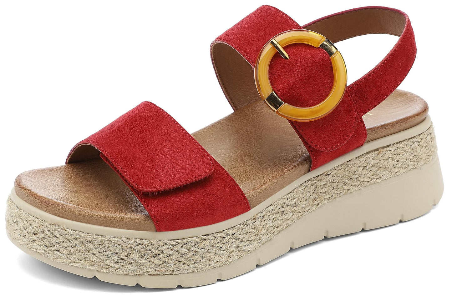 Women's Espadrille Platform Wedge Sandals Arch Support Shoes