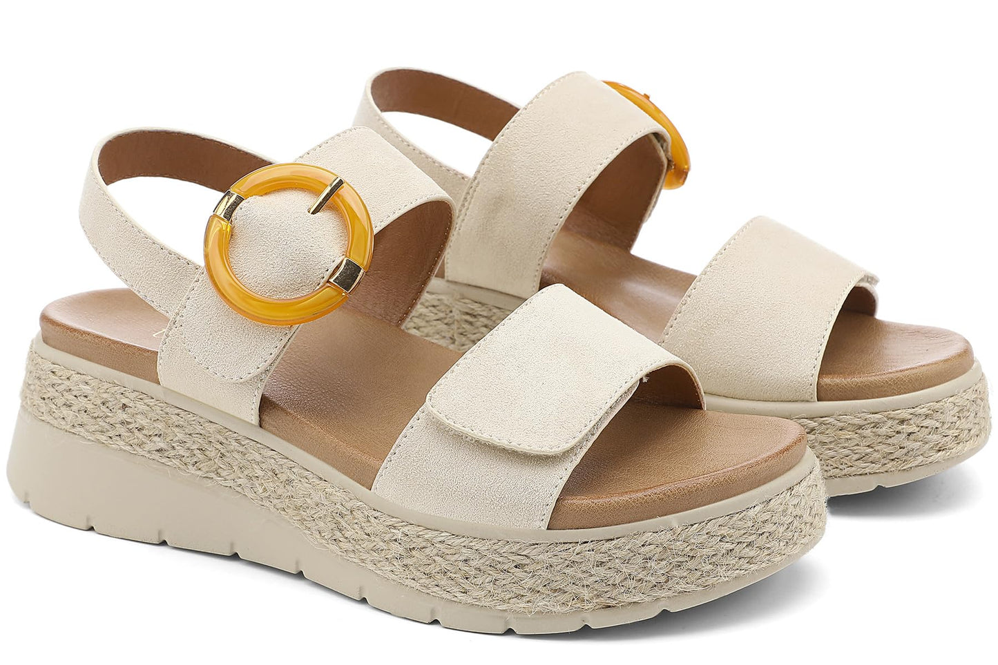Women's Espadrille Platform Wedge Sandals Arch Support Shoes