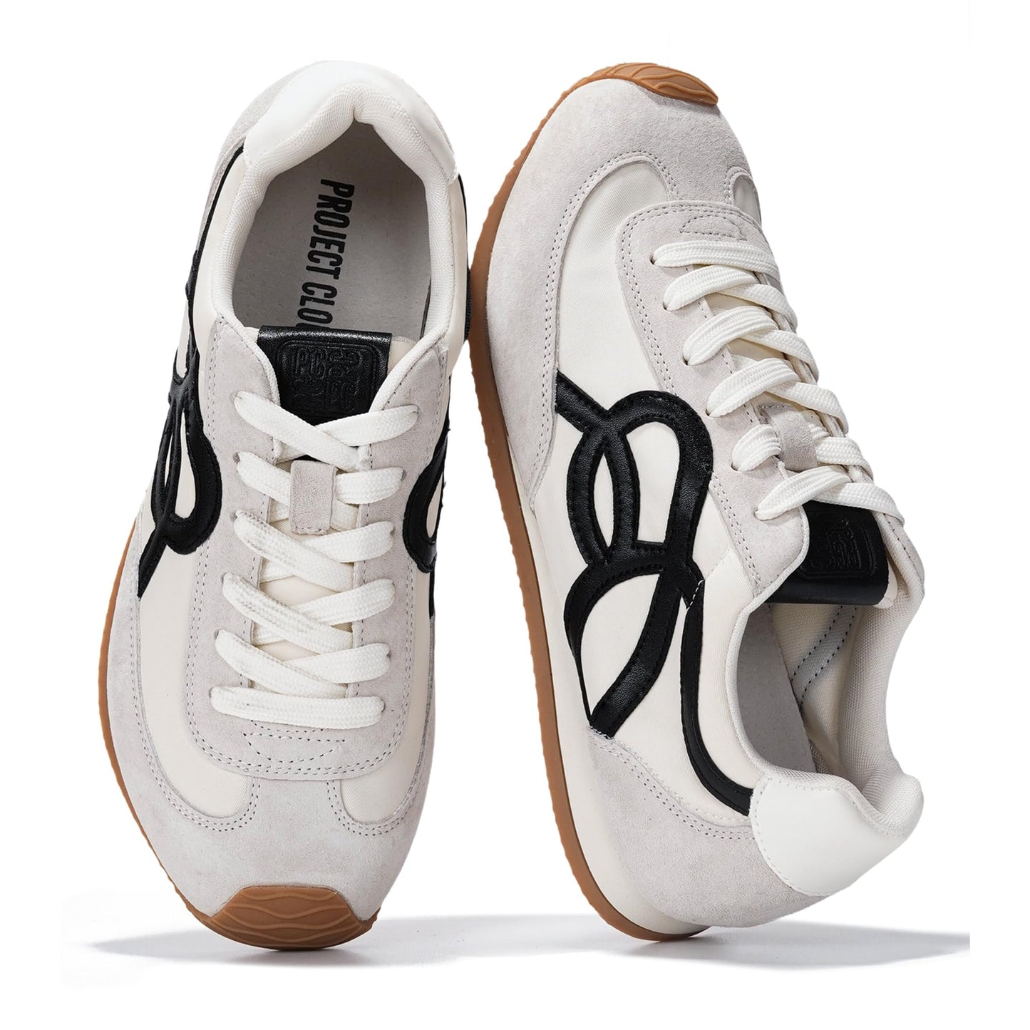 Leather Memory Foam Sneakers Women Lightweight Non Slip Walking Minimal