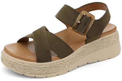 Women's Espadrille Platform Wedge Sandals Arch Support Shoes