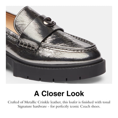 Women's Leah Platform Loafers Chunky Slip-On Shoes
