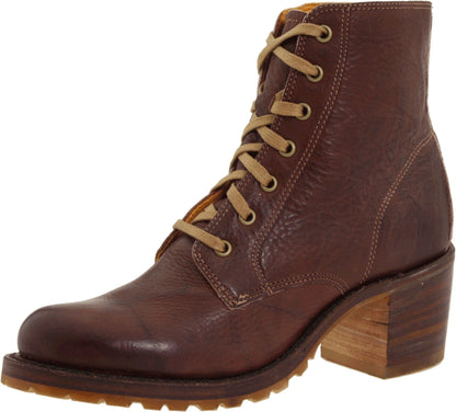 Sabrina 6G Lace Up Leather Ankle Boots Women Frye