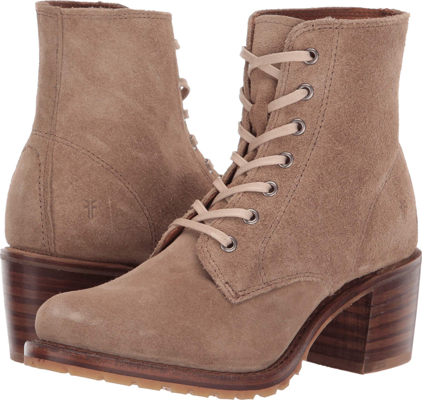 Sabrina 6G Lace Up Leather Ankle Boots Women Frye